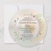 Invitation 30e Anniversaire de Mariage Verdure Perle (Dos)