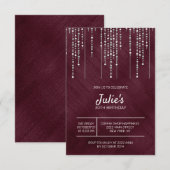 Invitation 30e anniversaire des perles blanches (Devant / Derrière)