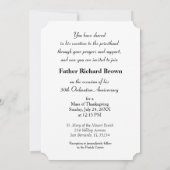 Invitation 30e anniversaire d'Ordination, Cross Ca (Dos)