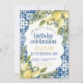 Invitation 30e anniversaire du citron italien méditerranéen (Devant)