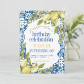 Invitation 30e anniversaire du citron italien méditerranéen (Debout devant)