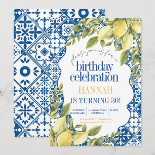 Invitation 30e anniversaire du citron italien méditerranéen