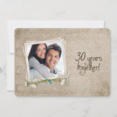 Invitation 30e anniversaire du Mariage (Devant)