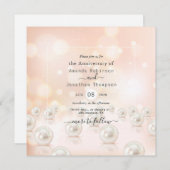 Invitation 30e anniversaire du Mariage Pearl (Devant / Derrière)