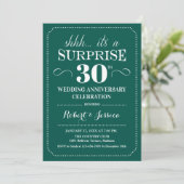 Invitation 30e anniversaire du Mariage surprise - Emerald Gre (Debout devant)