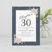 Invitation 30e anniversaire Floral (Debout devant)