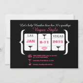 Invitation 30e Anniversaire Machine à sous (Devant)