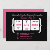 Invitation 30e Anniversaire Machine à sous (Devant / Derrière)