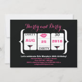 Invitation 30e Anniversaire Machine à sous (Devant)