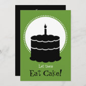 Invitation 30e anniversaire - Margarita vs Cake (Devant / Derrière)