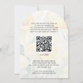 Invitation 30e Anniversaire Moderne Arche Fleurs DAFFODILS Ph (Dos)