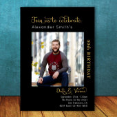 Invitation 30e anniversaire Noir