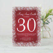 Invitation 30e anniversaire Parties scintillant de Sparkling  (Debout devant)