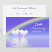 Invitation 30e anniversaire Pearl Hearts (Devant / Derrière)