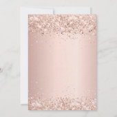 Invitation 30e anniversaire rose ballons d'or luxueux (Dos)