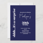 Invitation 30e anniversaire surpris de la marine moderne (Devant)