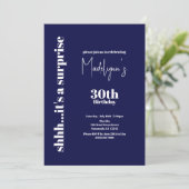 Invitation 30e anniversaire surpris de la marine moderne (Debout devant)
