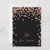 Invitation 30e Anniversaire Surprise Rose Gold Noir (Dos)