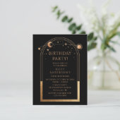 Invitation 30e anniversaire Trente Celestial Black Gold (Debout devant)