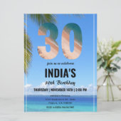 Invitation 30e anniversaire tropical (Debout devant)