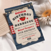 Invitation 30e barbecue fête d'été