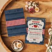 Invitation 30e barbecue fête d'été