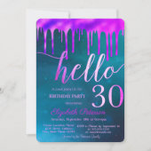 Invitation 30e fête d'anniversaire (Devant)