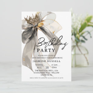 Invitation 30e Fête des Trente Anniversaires Femmes