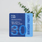 Invitation 30e jour de Birthday Modern (Debout devant)