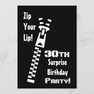 Invitation 30e Modèle d'invitation à la fête d'anniversaire S