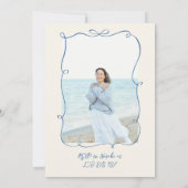 Invitation 30e Soirée d'anniversaire à Trente photos côtières (Dos)