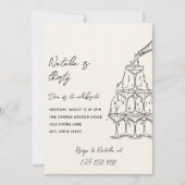 Invitation 30e tour de Champagne illustrée photo Anniversaire (Devant)