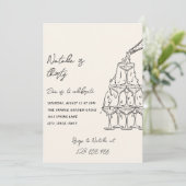 Invitation 30e tour de Champagne illustrée photo Anniversaire (Debout devant)