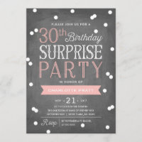 30ème Anniversaire de l'invitation | de fête de