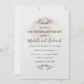 Invitation 30ème Anniversaire de Mariage perle Coquille de Na (Devant)