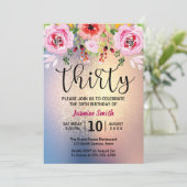 Invitation 30ème anniversaire de parties scintillantes (Debout devant)