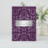 Invitation 311 argenté devinez l'aubergine de | (Debout devant)