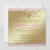 Invitation 311 Baby shower rose Ciao Bella (Dos)