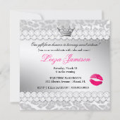 Invitation 311-Baroque Princess Black Pink Leopard Metallic (Dos)