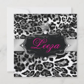 Invitation 311-Baroque Princess Leopard Metallic (Devant)