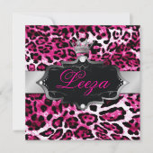 Invitation 311-Baroque Princesse Leopard Metallic (Devant)
