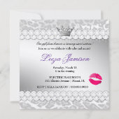 Invitation 311-Baroque princesse Purple Leopard Metallic (Dos)