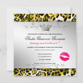 Invitation 311- Chic Leopard Bow| Sweet 16 (Dos)