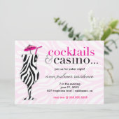 Invitation 311 Cocktails et Casino Zebra (Debout devant)