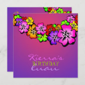 Invitation 311 coucher du soleil de l'invitation | de Lei de (Devant / Derrière)