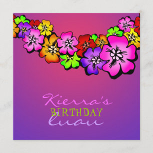 Invitation 311 coucher du soleil de l'invitation de Lei de