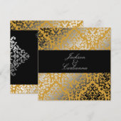 Invitation 311-Dazzling Damask Lioness (Devant / Derrière)