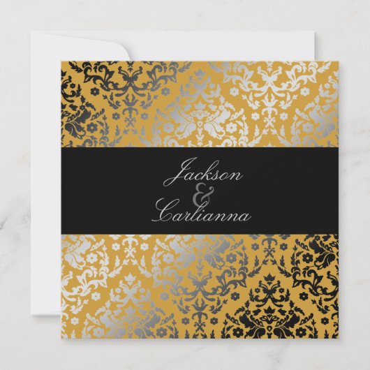 Invitation 311-Dazzling Damask Lioness (Devant)