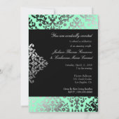 Invitation 311 Dazzling Damask Mint (Dos)