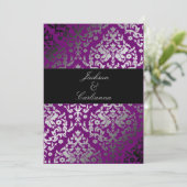 Invitation 311-Dazzling Damask Violet extraordinaire (Debout devant)